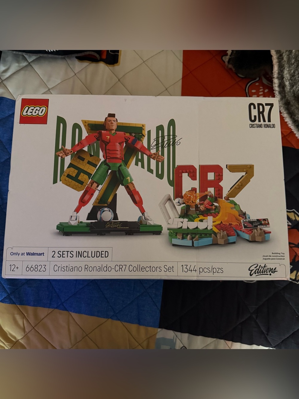 LEGO Cristiano Ronaldo CR7 Editions Collectors Set 1344 pcs Walmart Exclusive